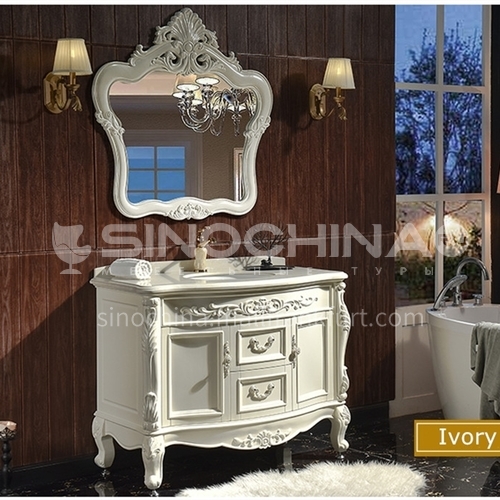 European Style Bathroom Cabinet Red Oak, Empire Bathroom Vanity Unit